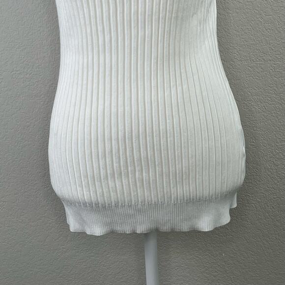 Belldini Black Label White Quarter Zip Mock Neck Sleeveless Sweater Plus 1X NWT - Picture 8 of 15